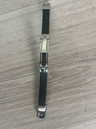 Pulsera Lotus Plata y Negro