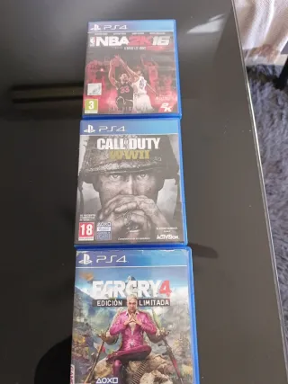 Lote 3 Juegos PS4: NBA 2K16, Call of Duty, Far Cry