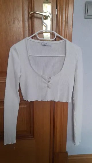 Jersey Crop manga larga