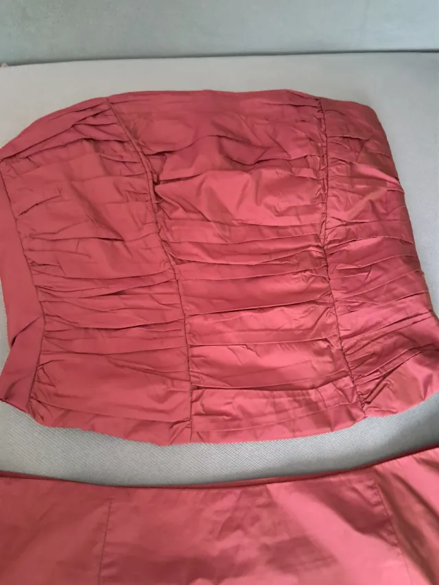 Conjunto Top y Falda Fiesta Mujer, color caldero