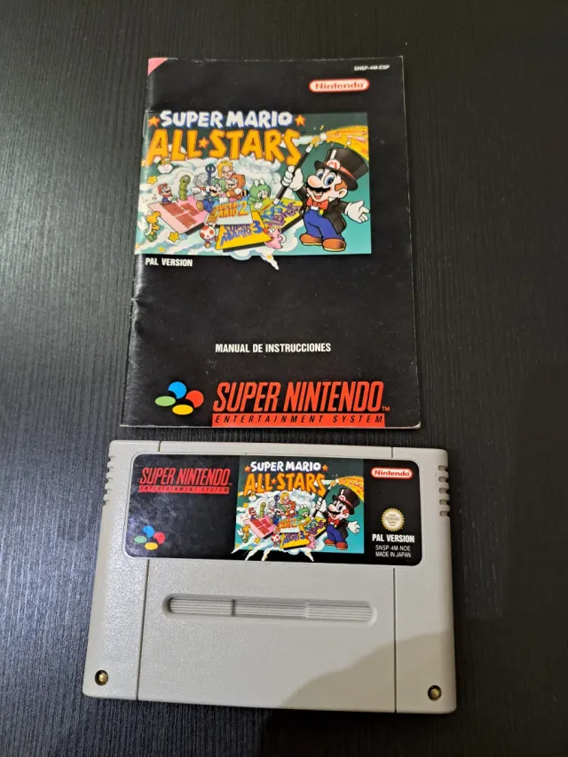 Super Mario All-Stars SNES PAL Manual