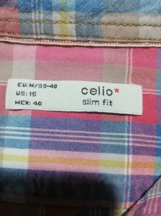 Camicia uomo a quadri