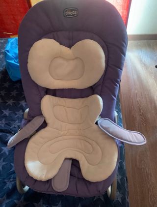 Hamaca bebé Chicco morada