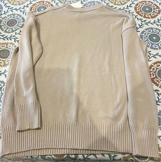 Jersey Ami Paris Cuello Redondo Beige Talla XL