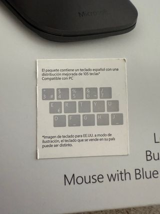 Teclado y Ratón Microsoft Bluetooth Negro