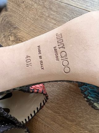 Sandalias Jimmy Choo Talla 39.5 Multicolor