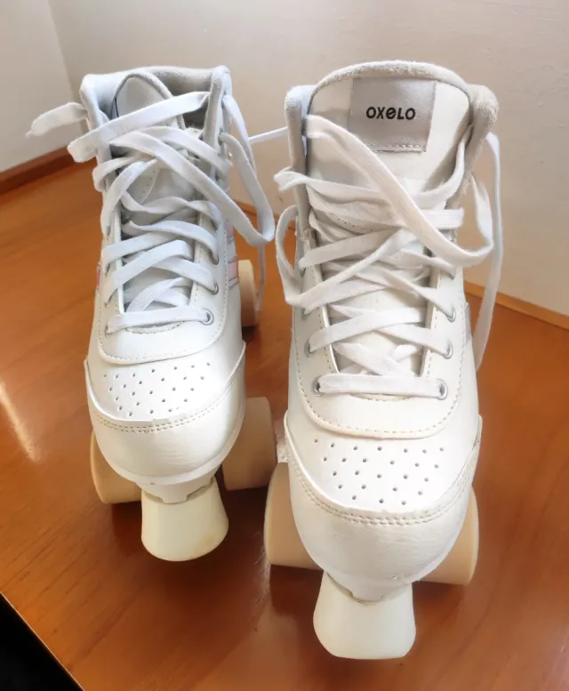 Patines 4 Ruedas Oxelo Blancos t 38