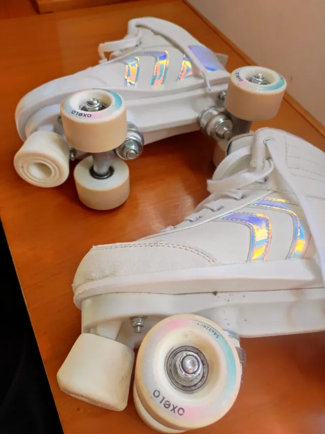 Patines 4 Ruedas Oxelo Blancos t 38