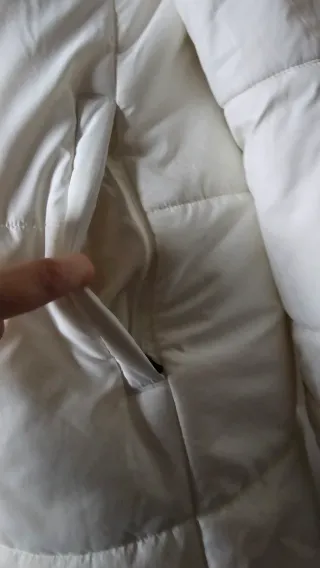 Plumífero Nike Blanco Mujer