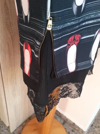 Vestido estampado bailarinas