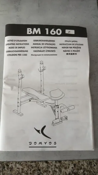 Banco de musculación BM 160