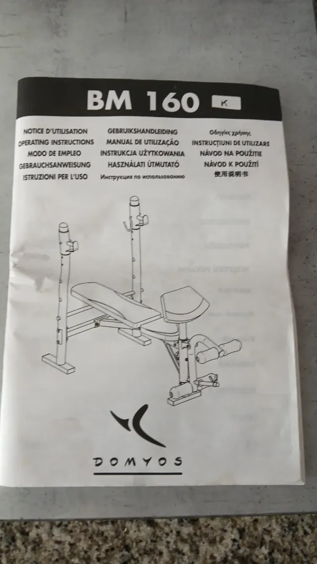 Banco de musculación BM 160
