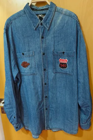 Camisa vaquera Harley Davidson XL