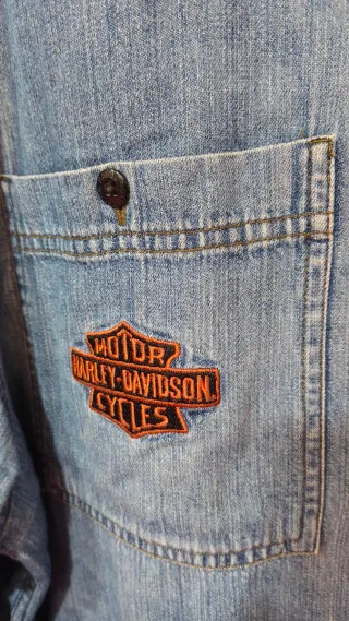 Camisa vaquera Harley Davidson XL