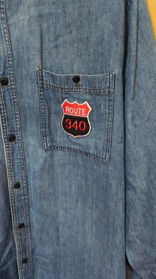 Camisa vaquera Harley Davidson XL