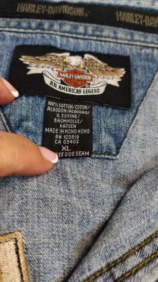 Camisa vaquera Harley Davidson XL