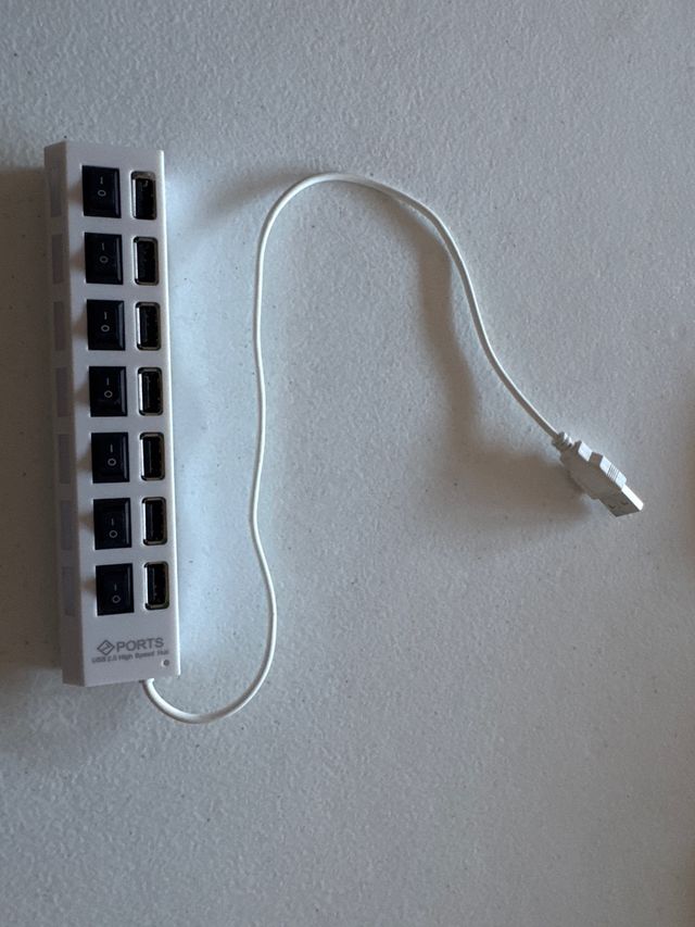 Hub USB Ports 7 Puertos con Interruptor