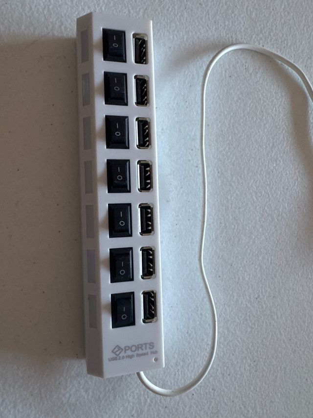 Hub USB Ports 7 Puertos con Interruptor