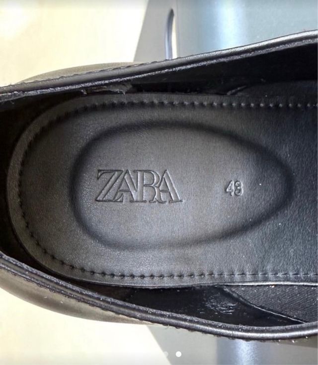 Zapatos ZARA Negro Talla 43