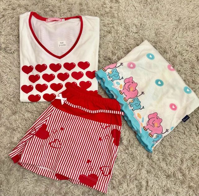 Lote Pijama y Camisola Niña 10-14 años
