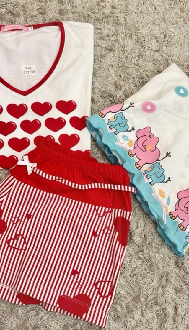 Lote Pijama y Camisola Niña 10-14 años