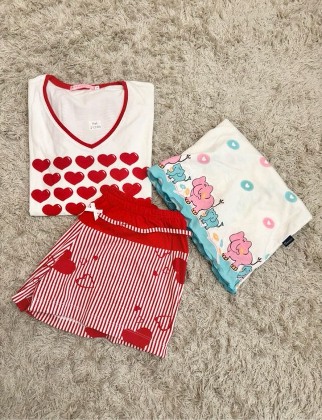 Lote Pijama y Camisola Niña 10-14 años