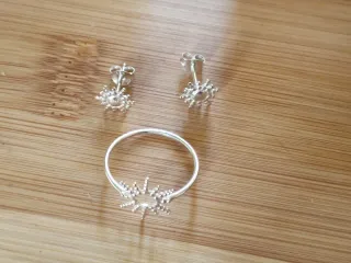 OFERTA Conjunto Plata Ley Soles.