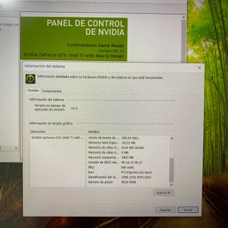 PORTATIL HP I5 8GB RAM 512GB SSD GTX 1650TI 15''