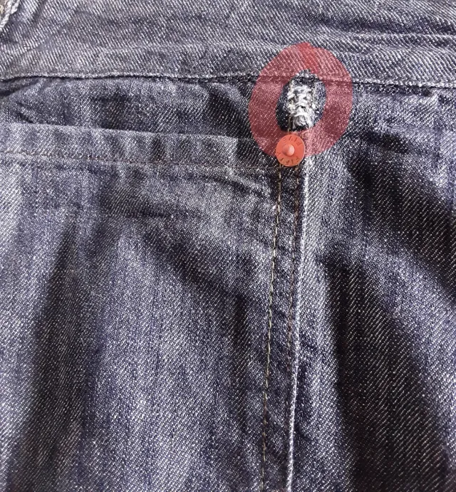 Gonna Cargo Denim Blu