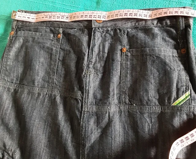 Gonna Cargo Denim Blu