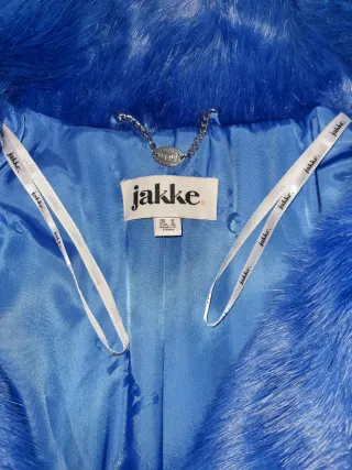 Abrigo pelo sintético  Jakke Vegan Vibes azul  S