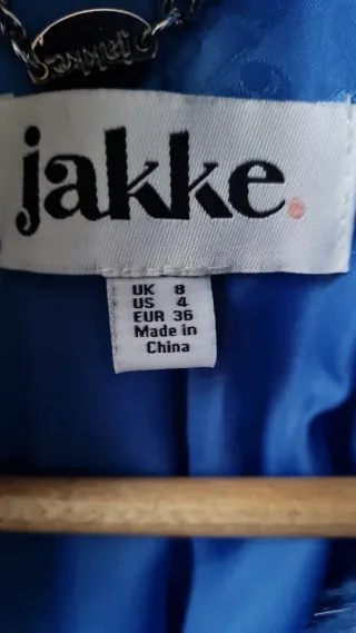 Abrigo pelo sintético  Jakke Vegan Vibes azul  S