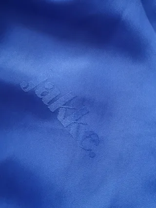 Abrigo pelo sintético  Jakke Vegan Vibes azul  S