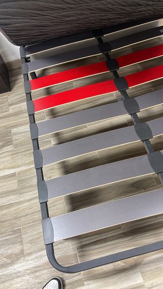 Base de cama canapé con cabecero tapizado