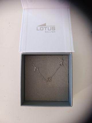 Pulsera Lotus Mariposas Plata