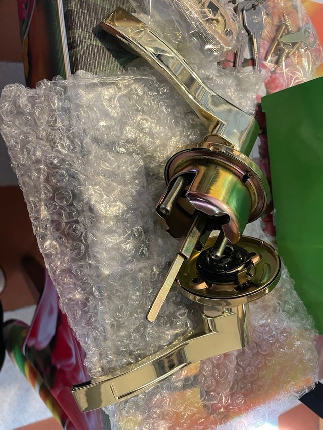 Juego Cerradura Palanca Amig 3 Llaves