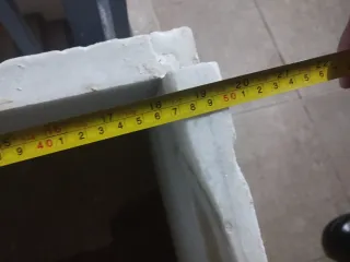 Pila , fregadero de mármol 50x60cm x32fondo