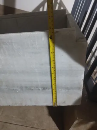 Pila , fregadero de mármol 50x60cm x32fondo