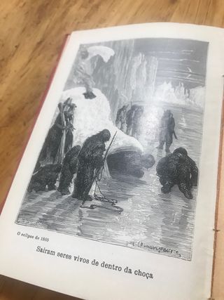 Libro de Julio Verne en portugués de 1912