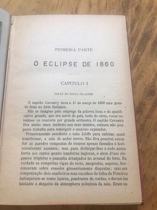 Libro de Julio Verne en portugués de 1912