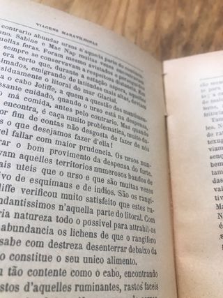 Libro de Julio Verne en portugués de 1912