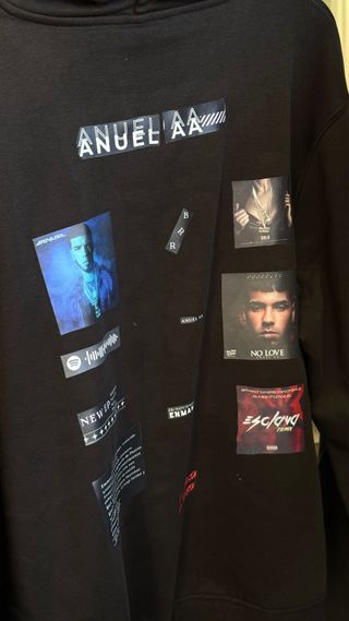 Sudadera Negra Anuel Aa