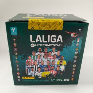 Panini Laliga Hypermotion 2025-26 caja 50 sobres