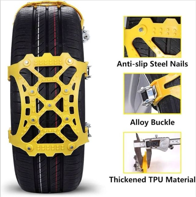 Catene da Neve Universali 6 Pezzi