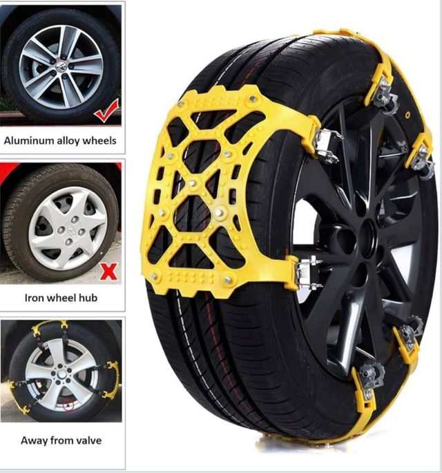 Catene da Neve Universali 6 Pezzi