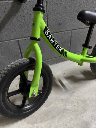 Bicicleta de equilibrio Sawyer verde