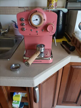 Cafetera Create Rosa