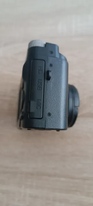 Cámara Digital Compacta 4K Negra