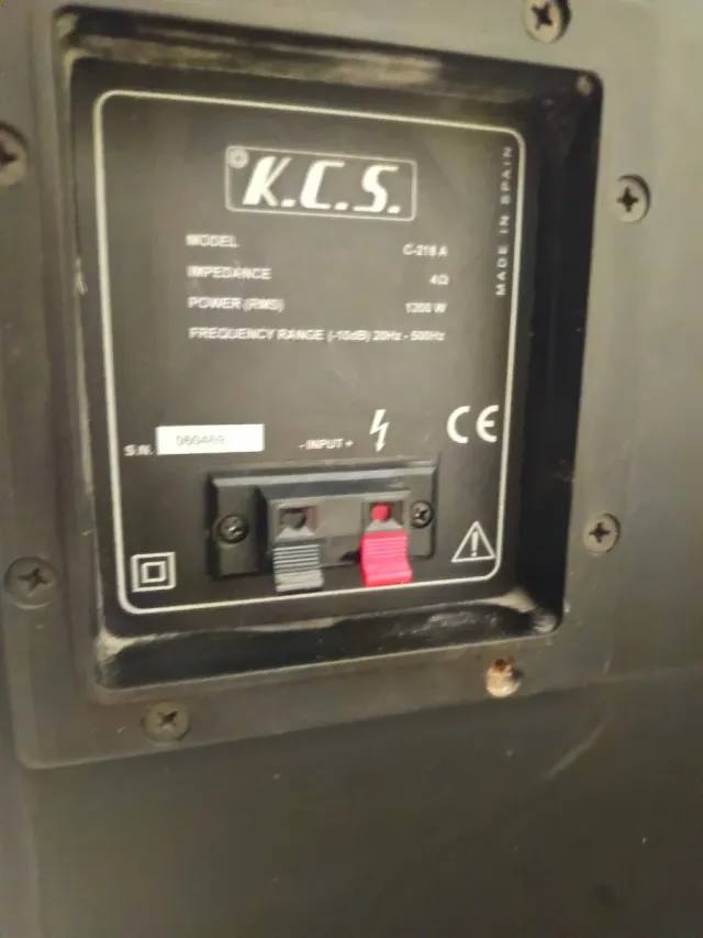 Altavoces KCS Negros