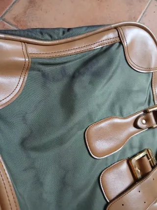 Borsone Samsonite Verde e Cuoio